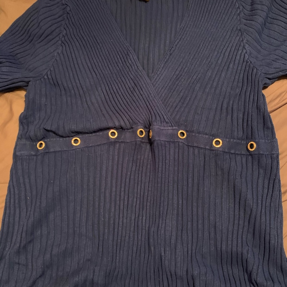 Plus size Lane Bryant blue sweater sz 26/28